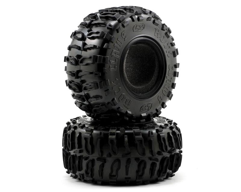 Front/Rear Rock Claws 2.2 Tires w/ Foam, Blue (2) — LOSA7682B