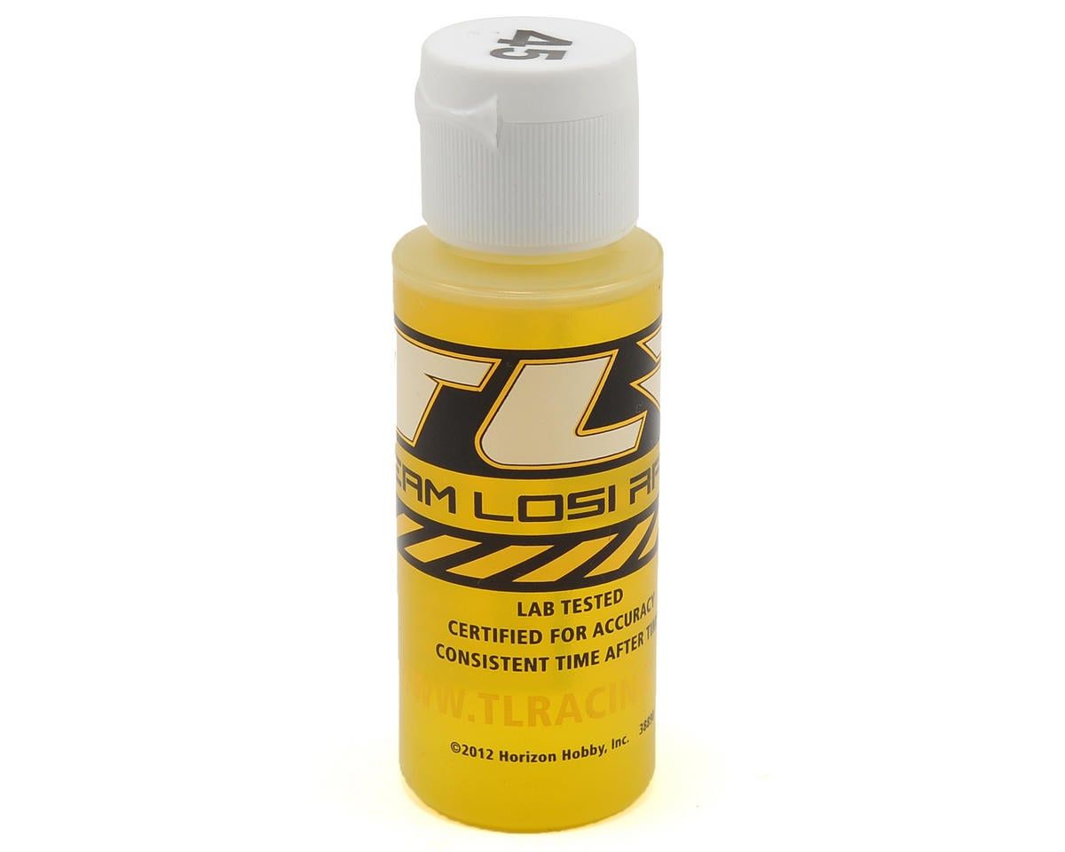 SILICONE SHOCK OIL, 45WT, 610CST, 2OZ — TLR74012
