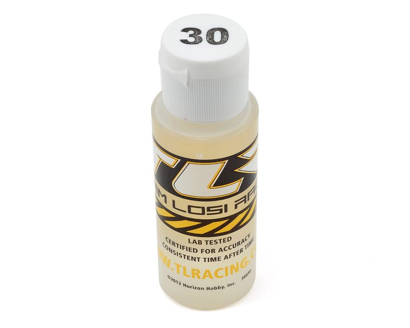 SILICONE SHOCK OIL, 30WT, 338CST, 2OZ — TLR74006