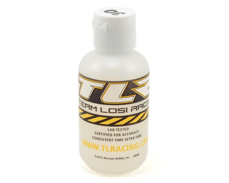 SILICONE SHOCK OIL, 30WT, 338CST, 4OZ — TLR74023