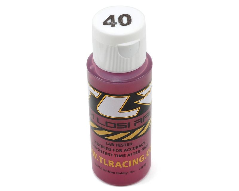 SILICONE SHOCK OIL, 40WT, 516CST, 2OZ — TLR74010