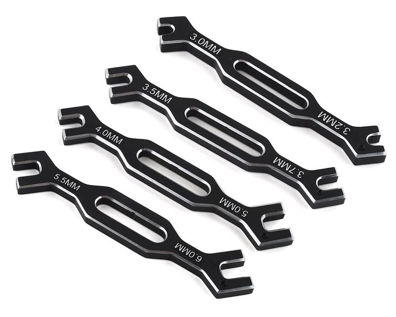 ProTek RC Aluminum Turnbuckle Wrench Set (3, 3.2, 3.5, 3.7, 4, 5, 5.5 &amp; 6mm) — PTK-2034