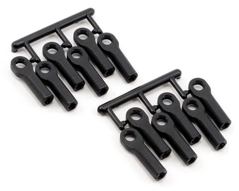 RPM Long Turnbuckle Rod End Set for Traxxas Chassis (Black) (12) — RPM80512