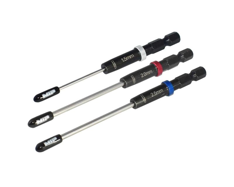 MIP Gen 2 Speed Tip Hex Driver Power Tool Tip Set (Metric) (1.5, 2.0 &amp; 2.5mm) — MIP9612