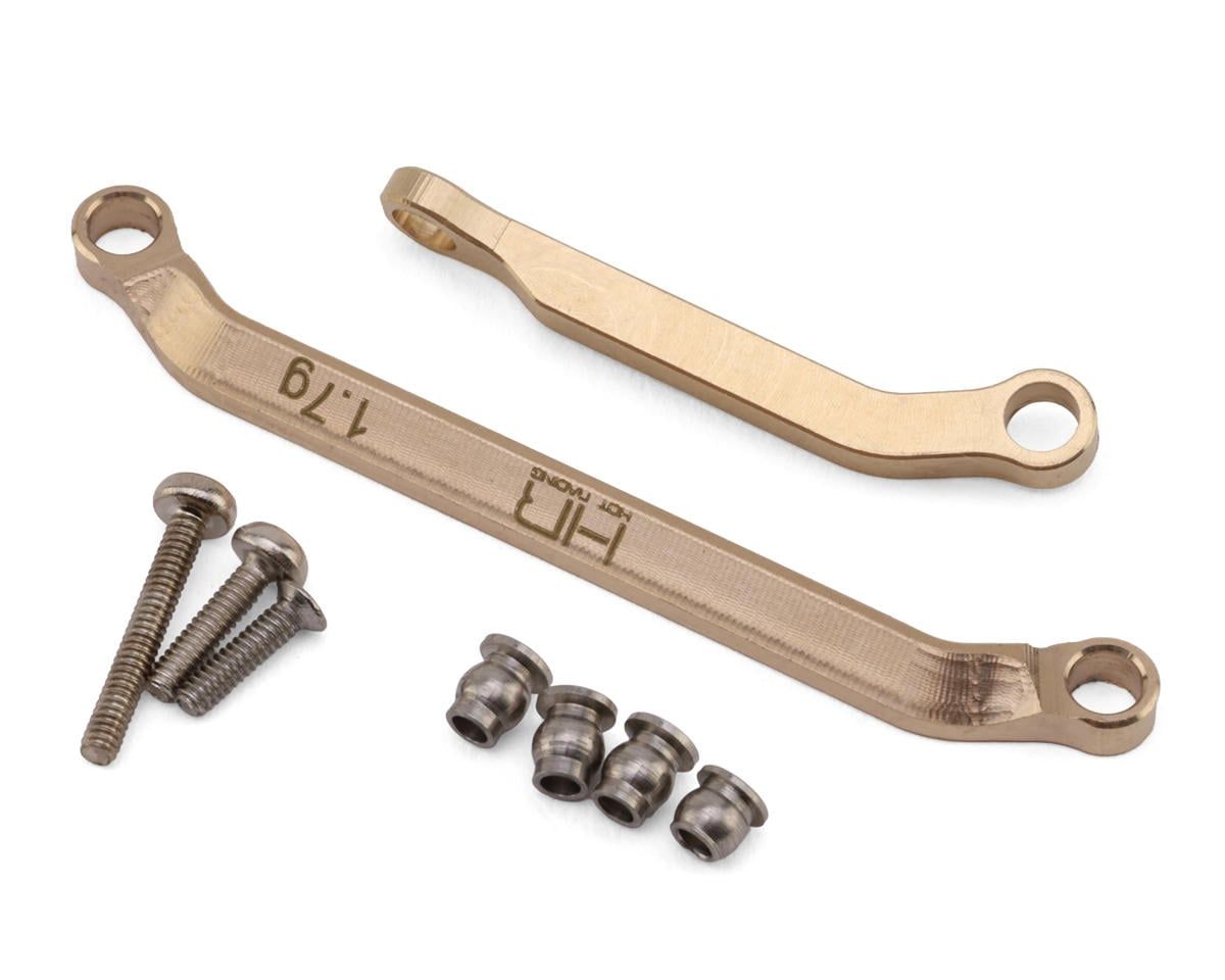 Hot Racing Axial SCX30 Brass Steering Link Set (1.7g) — HRASXTY49H