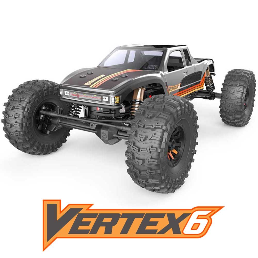 Redcat Vertex-6 Crawler 1/6 RTR 4WD Electric Brushless Rock Crawler (Grey) — RER43495