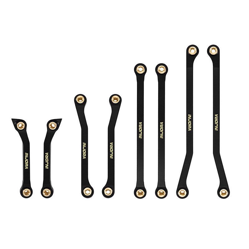 INJORA Black Brass High Clearance Links for 1/18 Redcat Ascent-18 APEX - ASC18-32