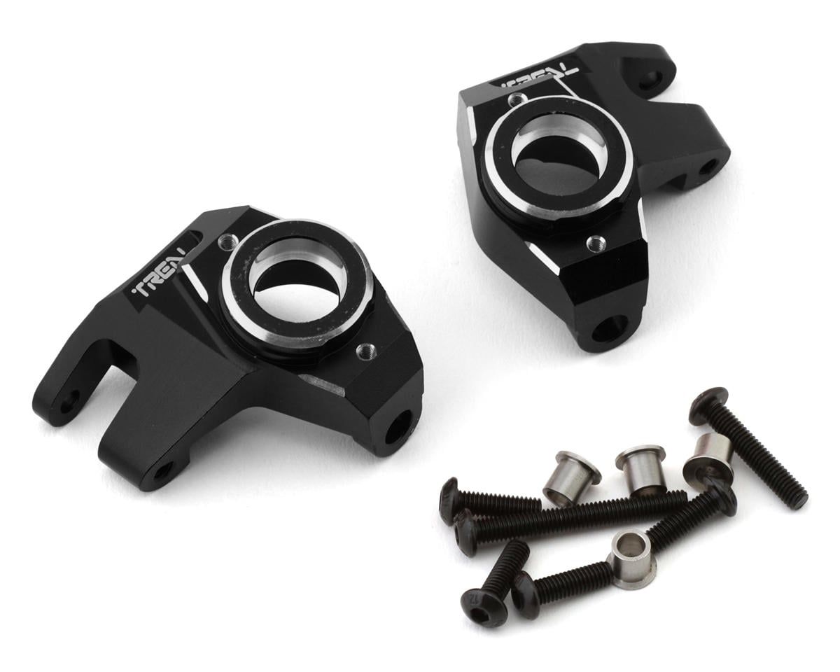 Treal Hobby Axial SCX10 III CNC Aluminum Front Steering Knuckles (Black) (2) — TLHTSCX10_III-31