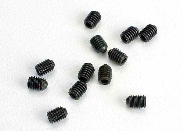 3 mm Hardened-Steel Grub Screws (12) — 2743