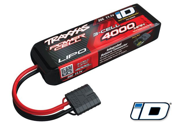 4000 mAh 11.1 Volt 3-Cell LiPo Battery — 2849X