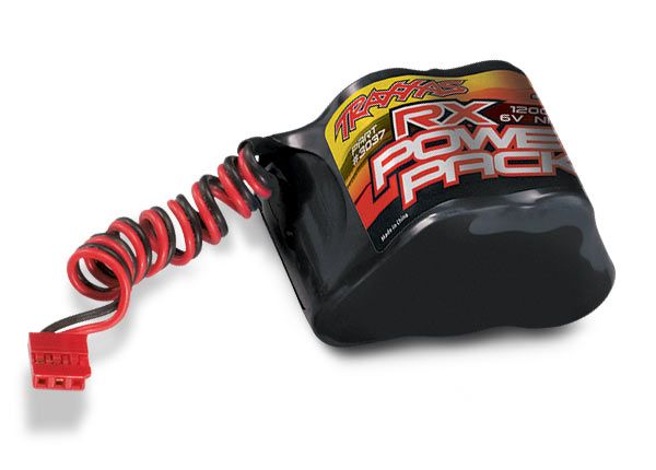 1200 mAh 6 Volt 5-Cell NiMH Receiver Battery — 3037