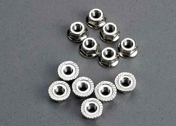 3 mm Flanged Nuts (12) — 2744