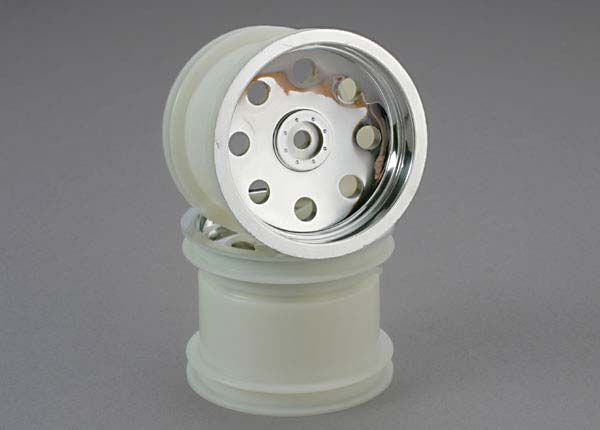 2.2" Chrome Rear Wheels (2) — 3672