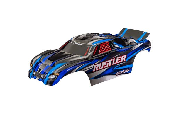 Rustler 2WD Blue Clipless Body — 3721-BLUE