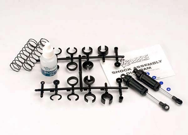 Long Black Front Ultra Shocks with Springs (2) — 3760