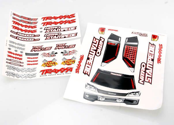 Nitro Stampede Decal Sheets — 4113X
