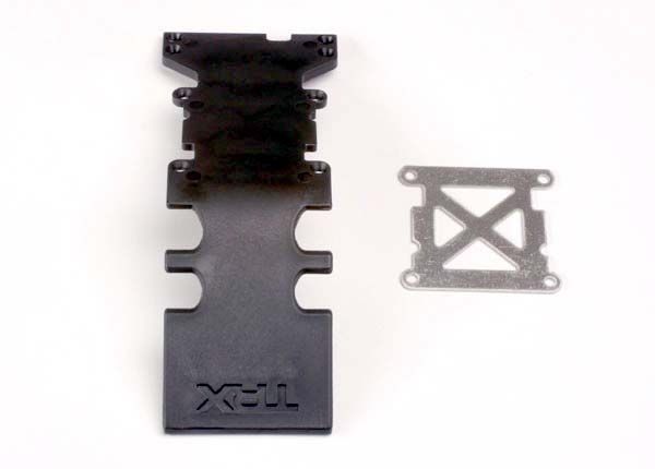 Black Rear Skid Plate with Reinforcement — 4938