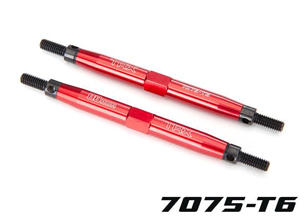 TUBES 88 mm Red Aluminum Toe Links (2) — 5939R