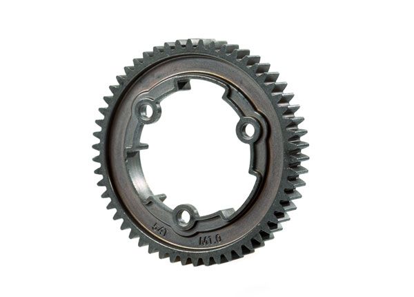 54-Tooth Wide-Face Steel Spur Gear (1.0 Mod) — 6449R