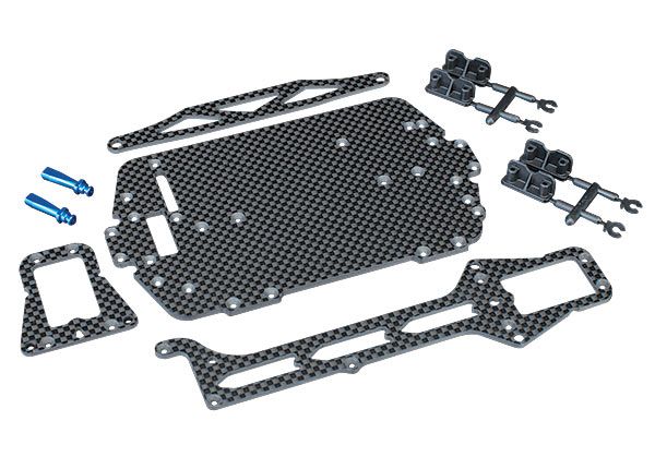 1/18 LaTrax Carbon Fiber Chassis Kit — 7525