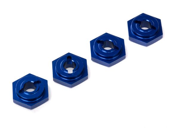 12 mm Blue Aluminum Wheel Hubs — 7154X