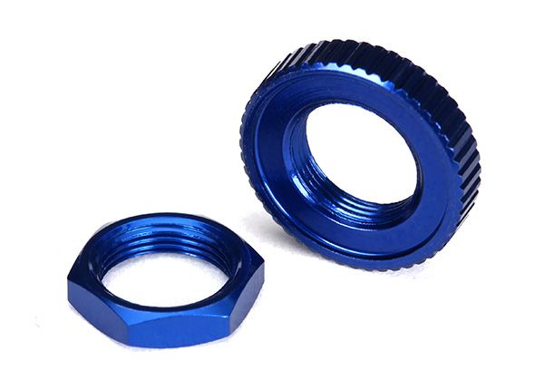Blue Aluminum Servo Saver Collar and Nut — 8345