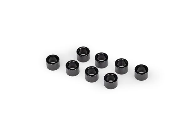 Black Aluminum GTX Shock Cap Spacers (8) — 7888