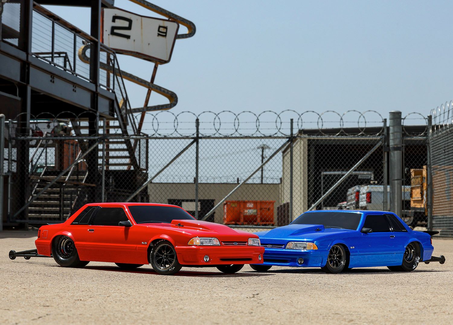 Ford Mustang Drag Slash Blue Body — 9421X