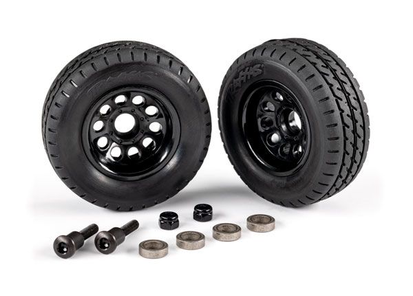 TRX-4M Utility Trailer Wheels (2) — 9797