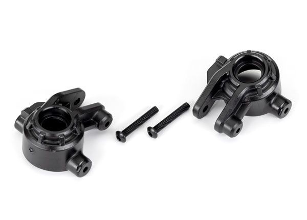 Black Extreme Heavy-Duty Steering Blocks (2) — 9037