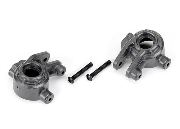 Gray Extreme HD Steering Blocks (2) — 9037-GRAY
