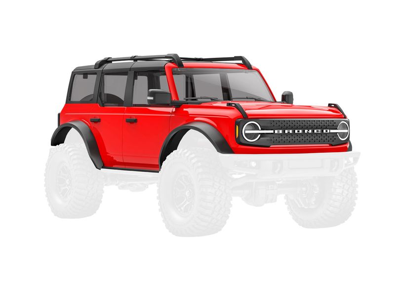 TRX-4M Ford Bronco Assembled Red Body — 9711-RED