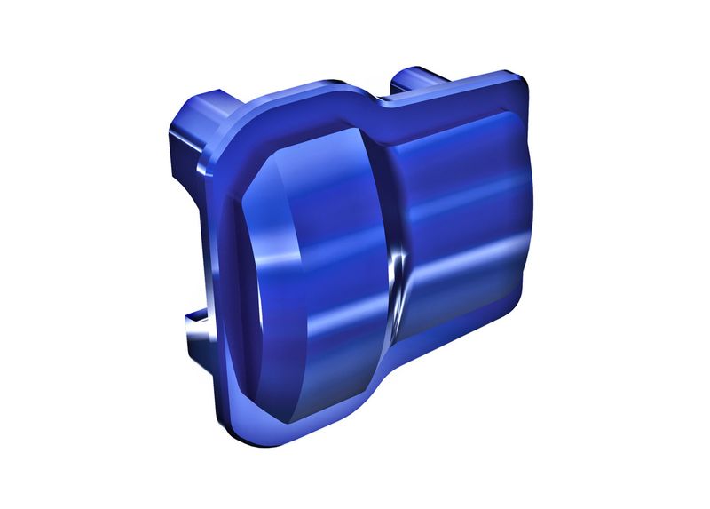 Blue Aluminum Axle Covers (2) — 9787-BLUE