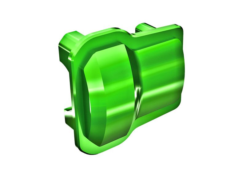 Green Aluminum Axle Covers (2) — 9787-GRN