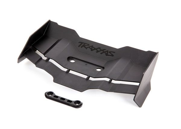 Black Rear Wing with Hardware — 9517