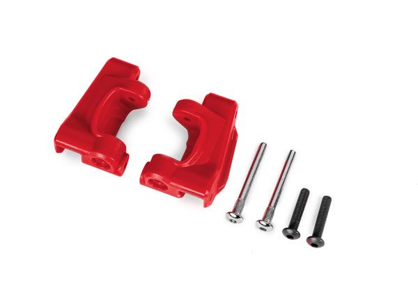 Red Extreme HD Caster Blocks (L&amp;R) — 9135-RED