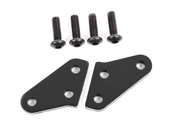 Sledge Gray Aluminum Steering Blocks Arms (L&amp;R) — 9636A