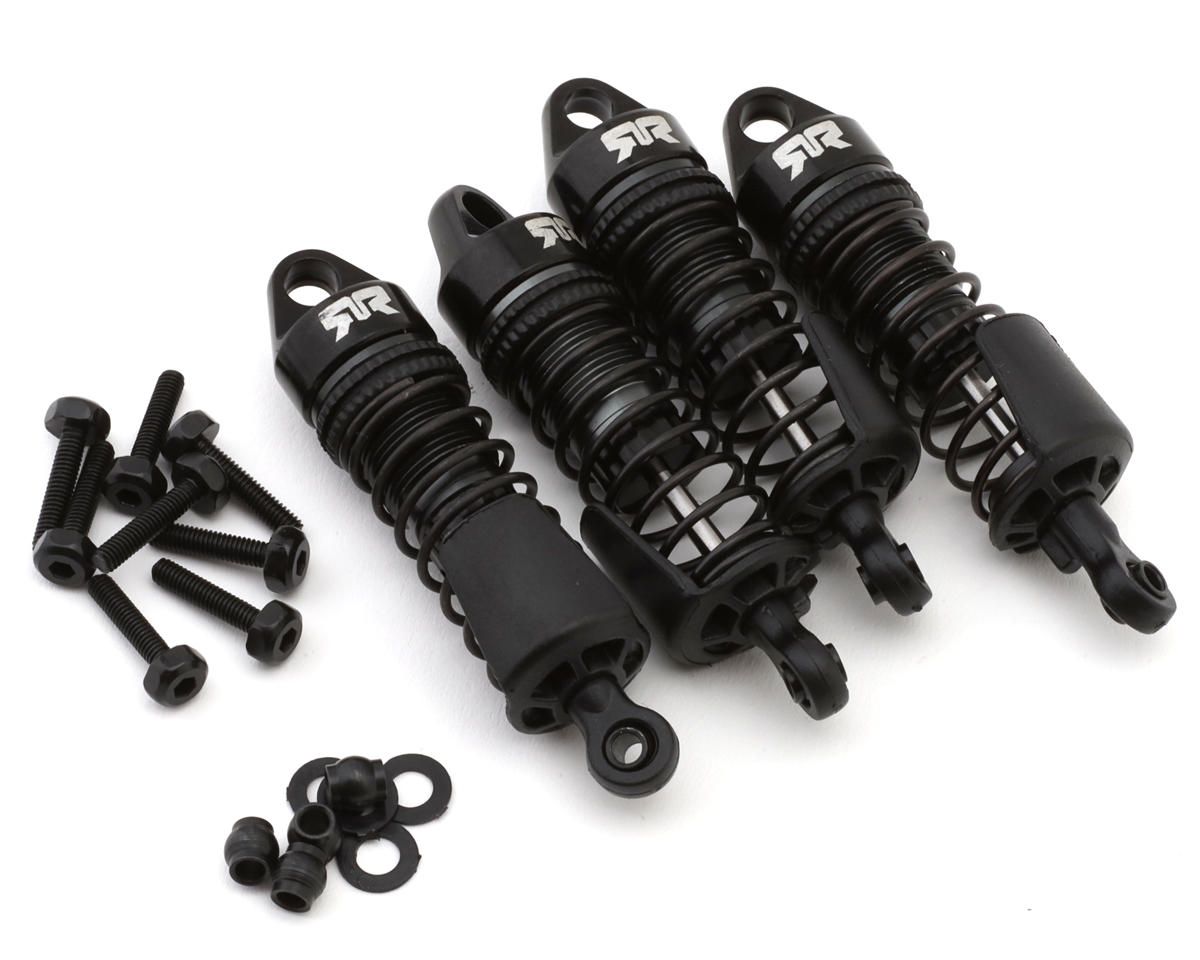 Aluminum Shock Set, 58mm Length, 2000cSt Oil (Gun Metal) (4pcs) - GROM — ARA-1560