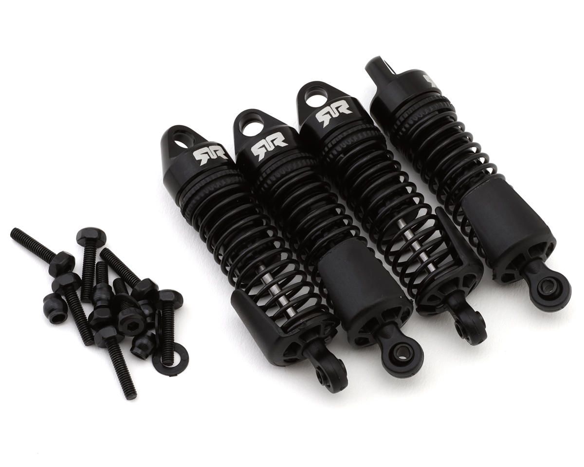Aluminum Shock Set, 58mm Length, 1000 cSt Oil (Black) (4pcs) - GROM — ARA-1567