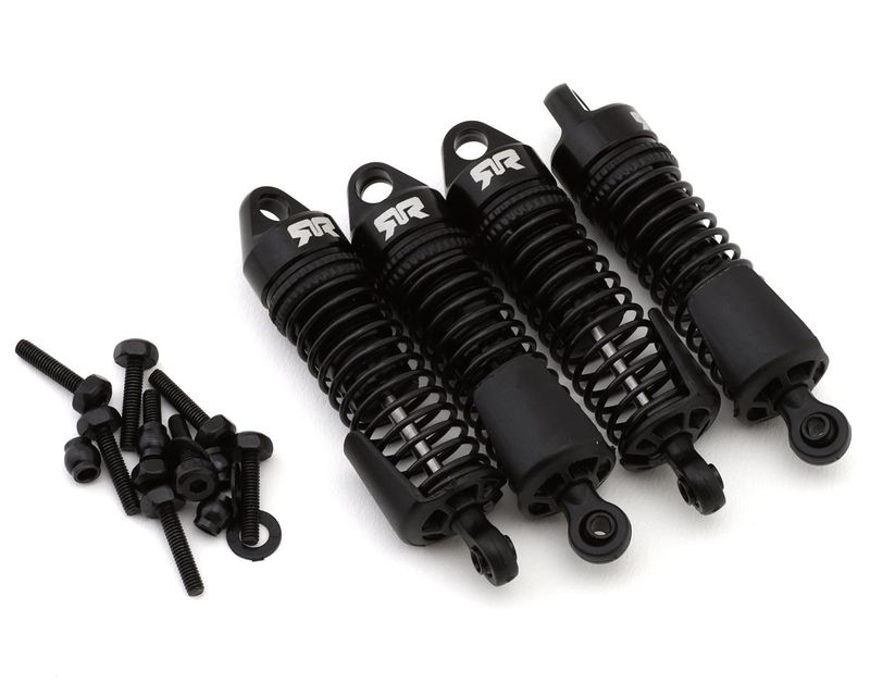 Aluminum Shock Set, 58mm Length, 1000 cSt Oil (Black) (4pcs) - GROM — ARA-1567