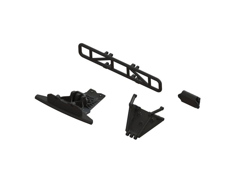 Lower Skid And Bumper Set (Black) — ARA-1577