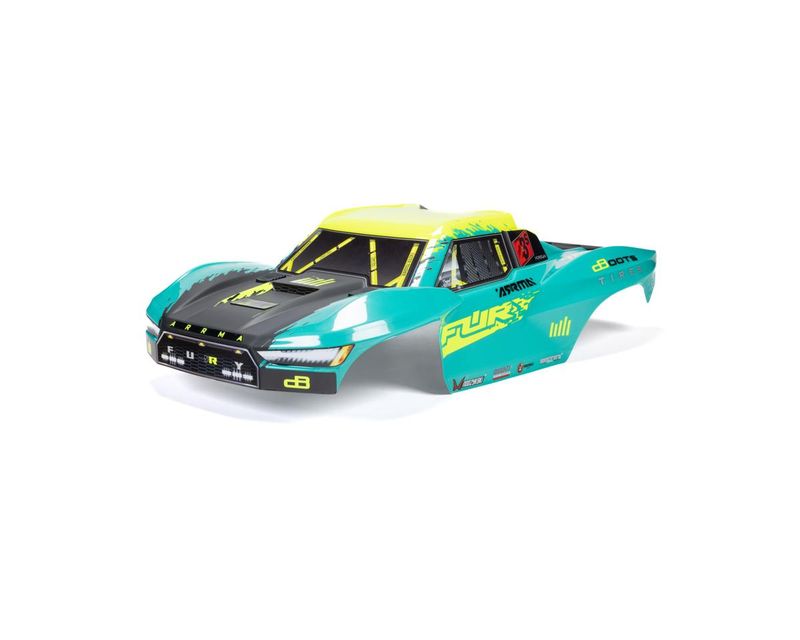 FURY Painted Decaled Trimmed Body Set (Green) — ARA-2120