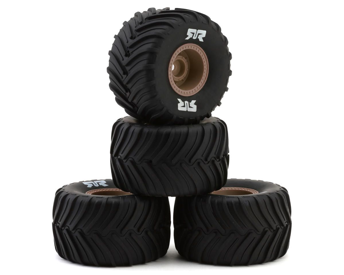 dBoots Chevron MT Tire Set Glued (Bronze) (2 Pairs) - GROM — ARA-2586