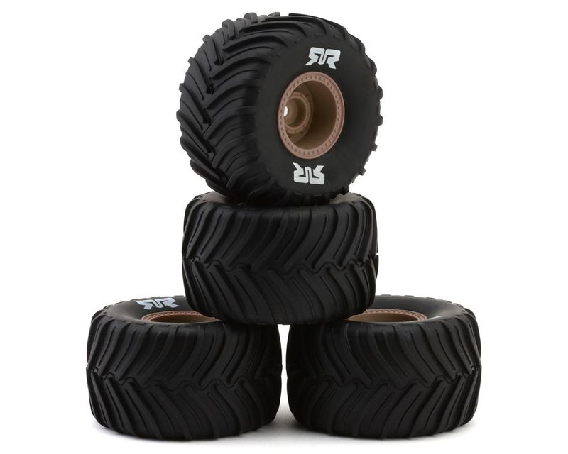 dBoots Chevron MT Tire Set Glued (Bronze) (2 Pairs) - GROM — ARA-2586