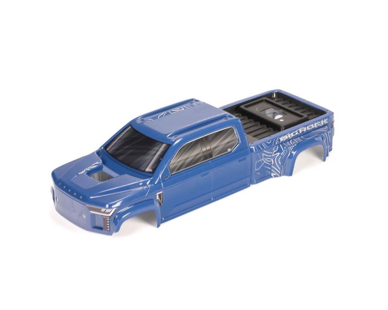BIG ROCK 4X4 Crew Cab Clipless Painted Decaled Trimmed Body (Blue) — ARA-1386