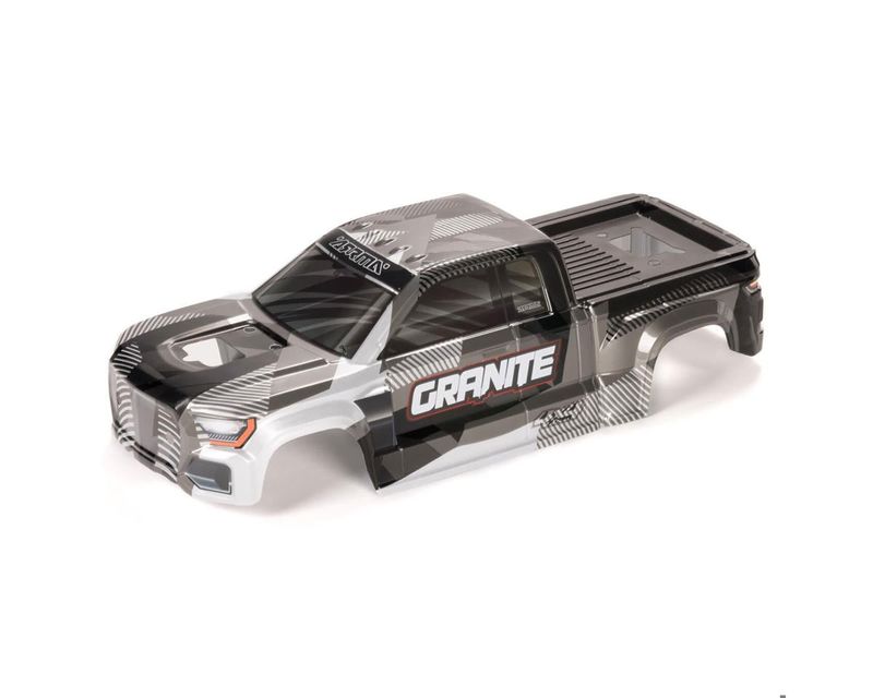 GRANITE 4X4 Clipless Painted Decaled Trimmed Body (Gun Metal) — ARA-1623