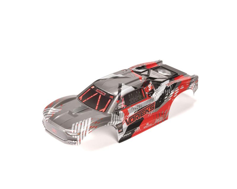 VORTEKS Clipless Painted Decaled Body (Red) — ARA-2143
