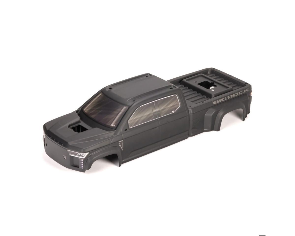 BIG ROCK 4X4 Crew Cab Clipless Painted Decaled Trimmed Body (Matte Black) — ARA-1379
