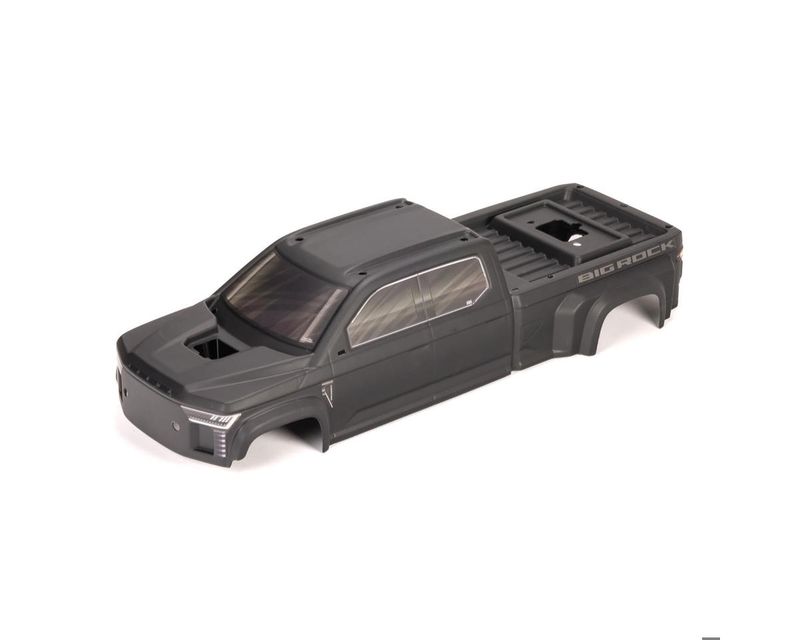 BIG ROCK 4X4 Crew Cab Clipless Painted Decaled Trimmed Body (Matte Black) — ARA-1379