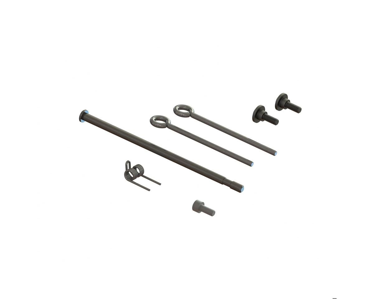 Body Release Pins, Spring and Step Screw Set — ARA-1296